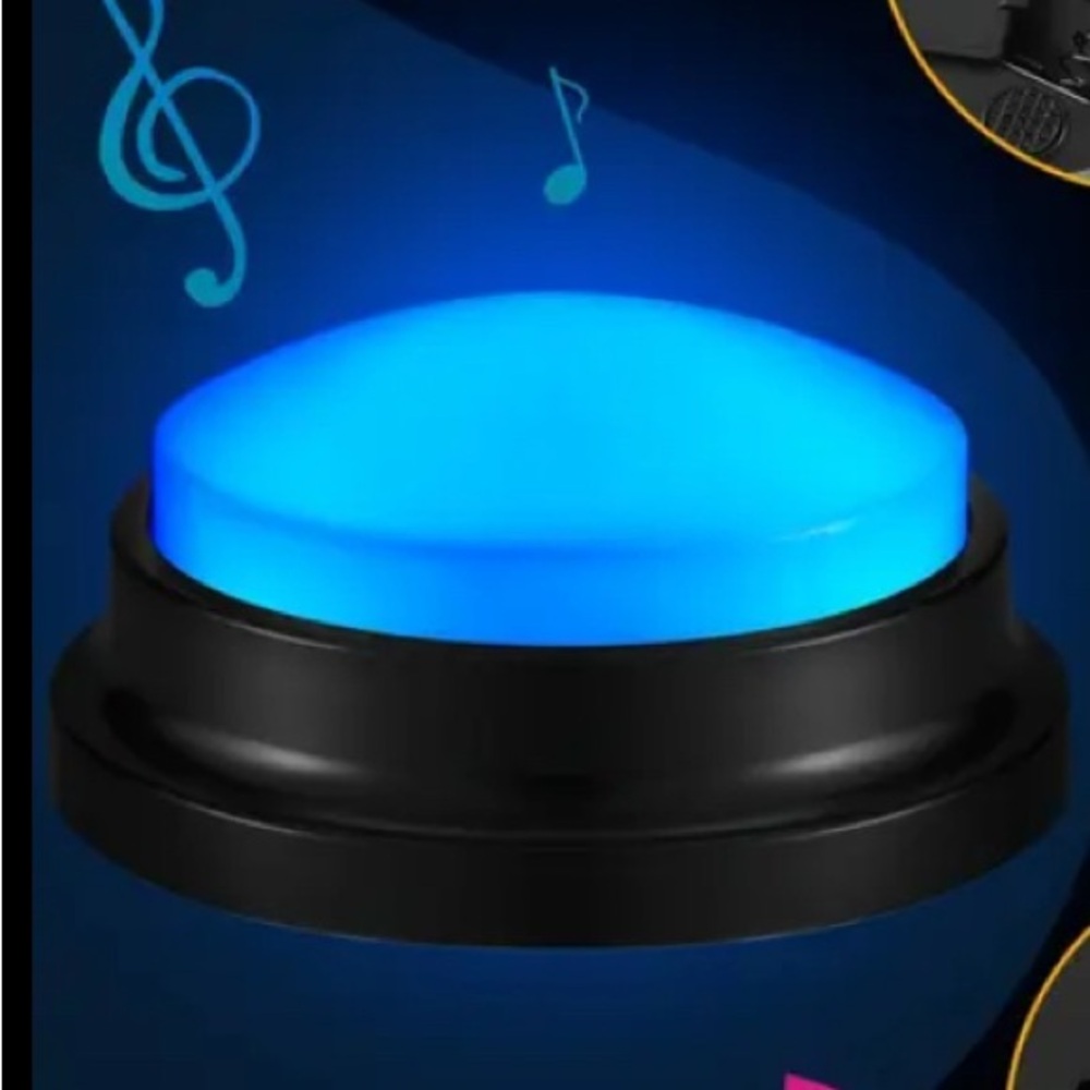 Recordable Button. Colors Vary